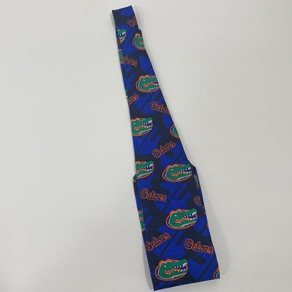 Florida Gators Football Merge Left Orange Blue Neck Tie - Picture 10 of 16